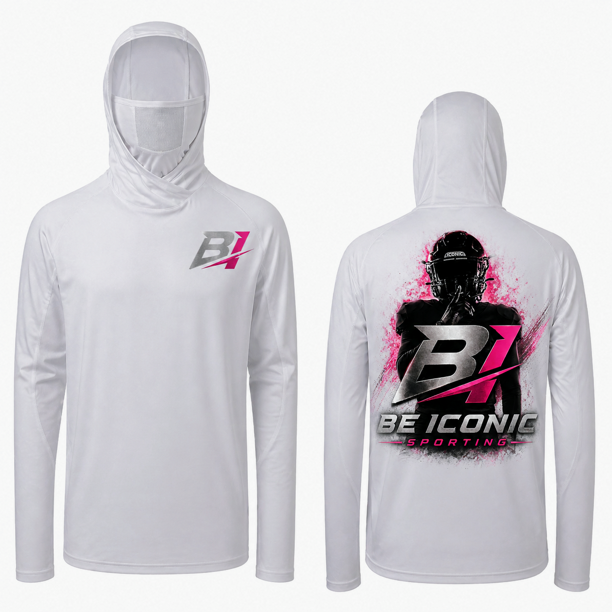 BE ICONIC hooded Long sleeve